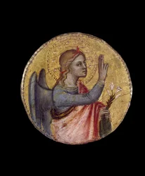 Angel Annunciant, 1300-talet (tempera på panel)